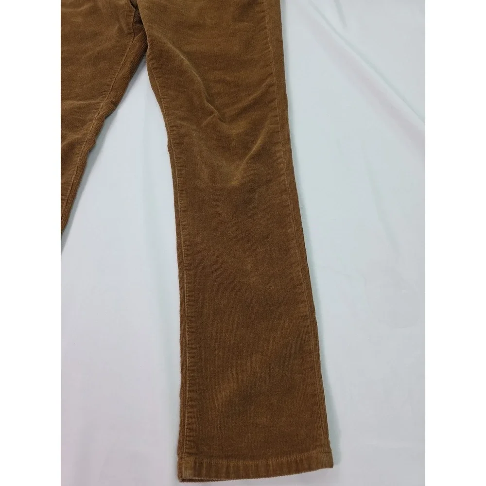 Mutual Weave Mens Slim Fit Brown‎ Corduroy Pants Size 34x32